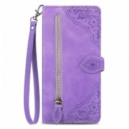 Kotelot Xiaomi Redmi Note 14 Pro 4g Puhelinkuoret Mokkanahkainen Pitsikuvio