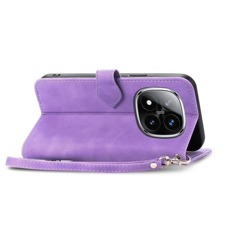 Kotelot Xiaomi Redmi Note 14 Pro 4g Puhelinkuoret Mokkanahkainen Pitsikuvio