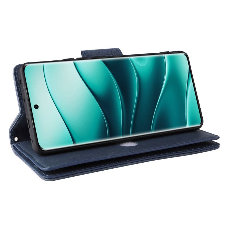 Kotelot Xiaomi Redmi Note 14 Pro 4g Vetoketjullinen Lompakko Hihnalla Suojakuori