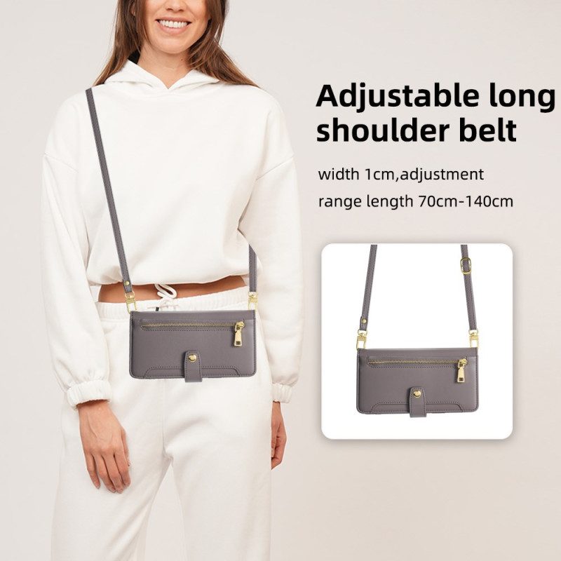 Kuoret Xiaomi Redmi Note 14 Pro 4g Olka- Ja Crossbody-lompakko