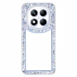 Kuori Xiaomi Redmi Note 14 Pro 4g Läpinäkyvä Kimaltelevilla Reunoilla Suojakuori