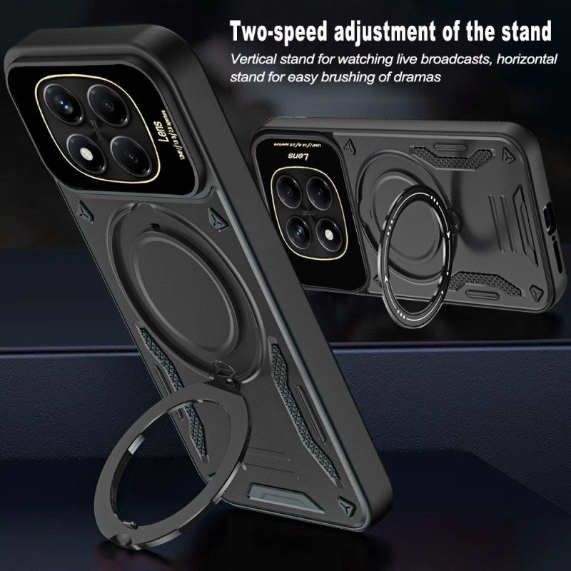 Kuori Xiaomi Redmi Note 14 Pro 4g Magneettinen Pyörivä Jalusta