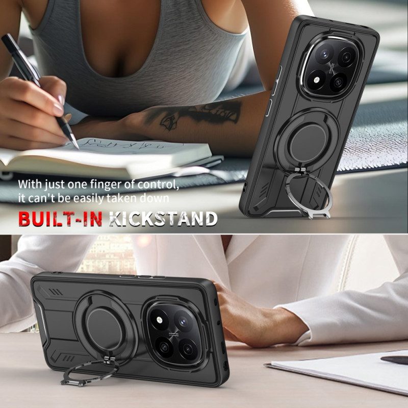 Kuori Xiaomi Redmi Note 14 Pro 4g Magsafe-yhteensopiva Pyörivän Jalustan Kanssa