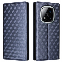 Nahkakotelo Xiaomi Redmi Note 14 Pro 4g 3d-timantit