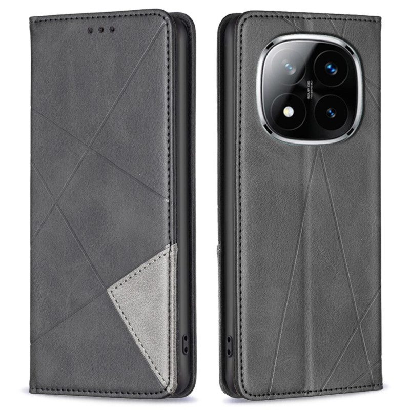 Nahkakotelo Xiaomi Redmi Note 14 Pro 4g Geometrinen