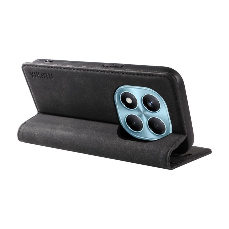 Nahkakotelo Xiaomi Redmi Note 14 Pro 4g Mokkanahkakuvioinen Ykatu