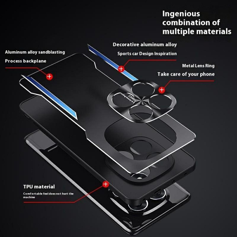 Puhelinkuoret Xiaomi Redmi Note 14 Pro 4g Metallikuvioinen Efekti