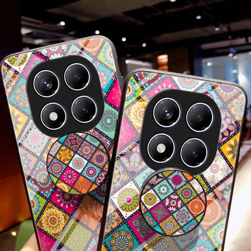 Puhelinkuoret Xiaomi Redmi Note 14 Pro 4g Tilkkutäkkikuvioinen Jalusta Ja Hihna