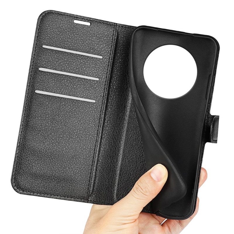 Kotelot Realme 14 Pro 5g Klassinen Litsikuvioinen Tekonahka