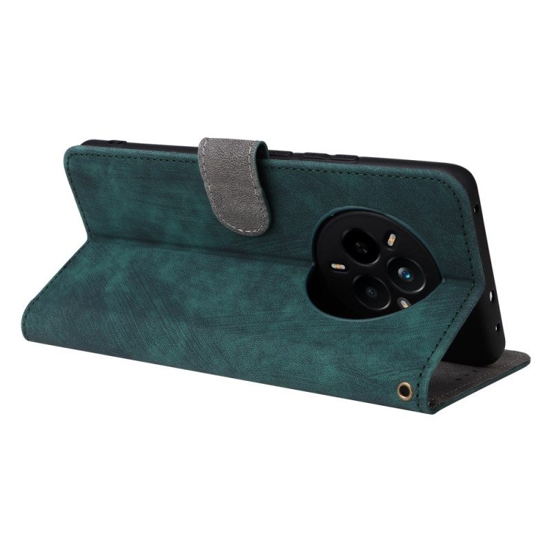 Kotelot Realme 14 Pro 5g Puhelinkuoret Mokkanahkaefekti Rfid-suojalla Hihnalla