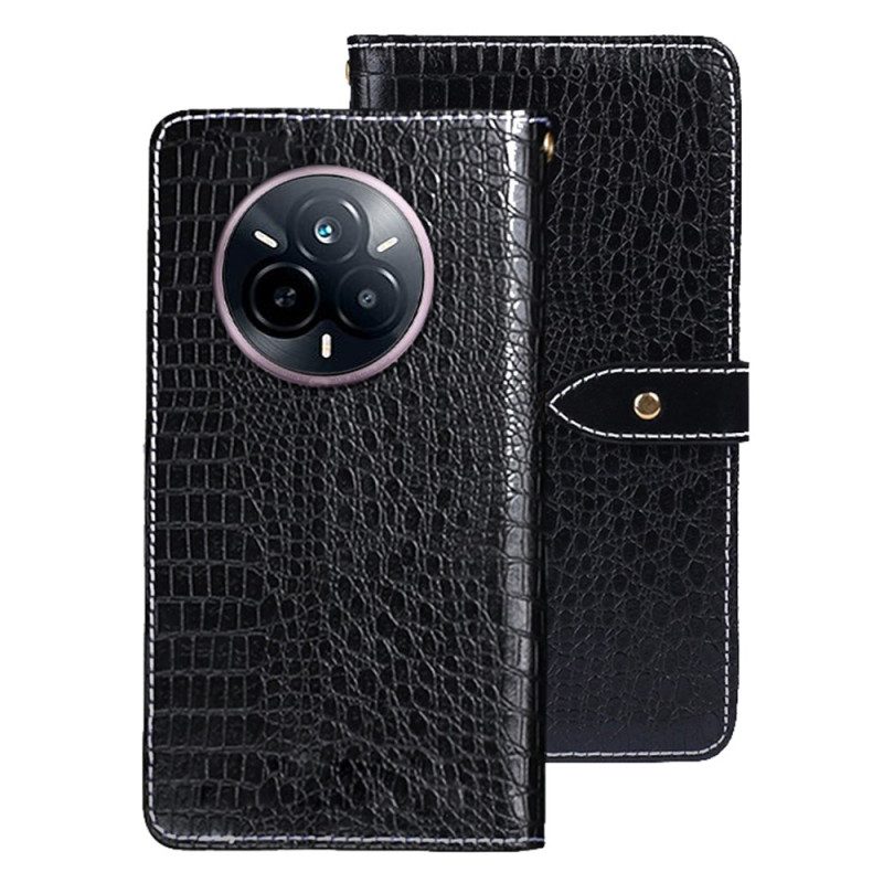 Nahkakotelo Realme 14 Pro 5g Krokotiilityylinen Idewei