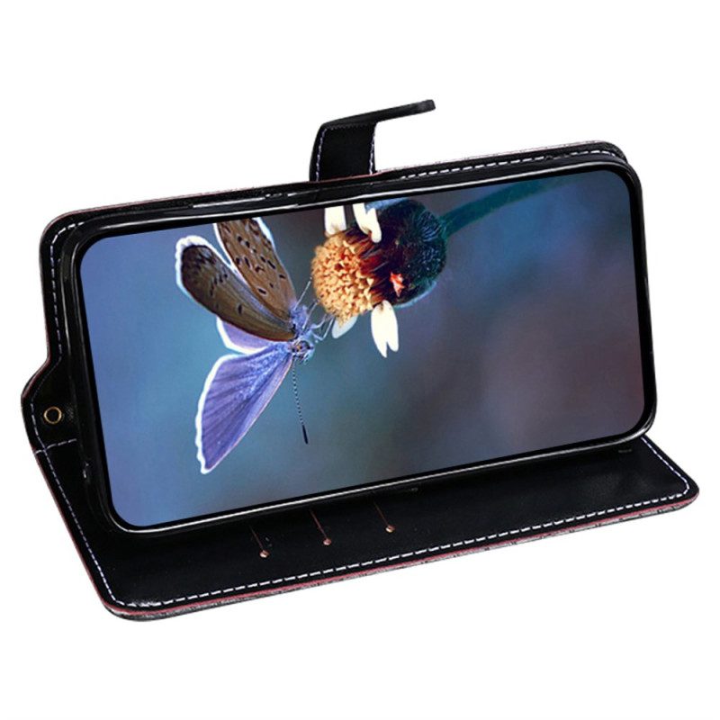 Nahkakotelo Realme 14 Pro 5g Krokotiilityylinen Idewei