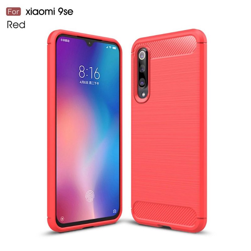 Kuori Xiaomi Mi 9 SE Hiiliharjattu Geeli