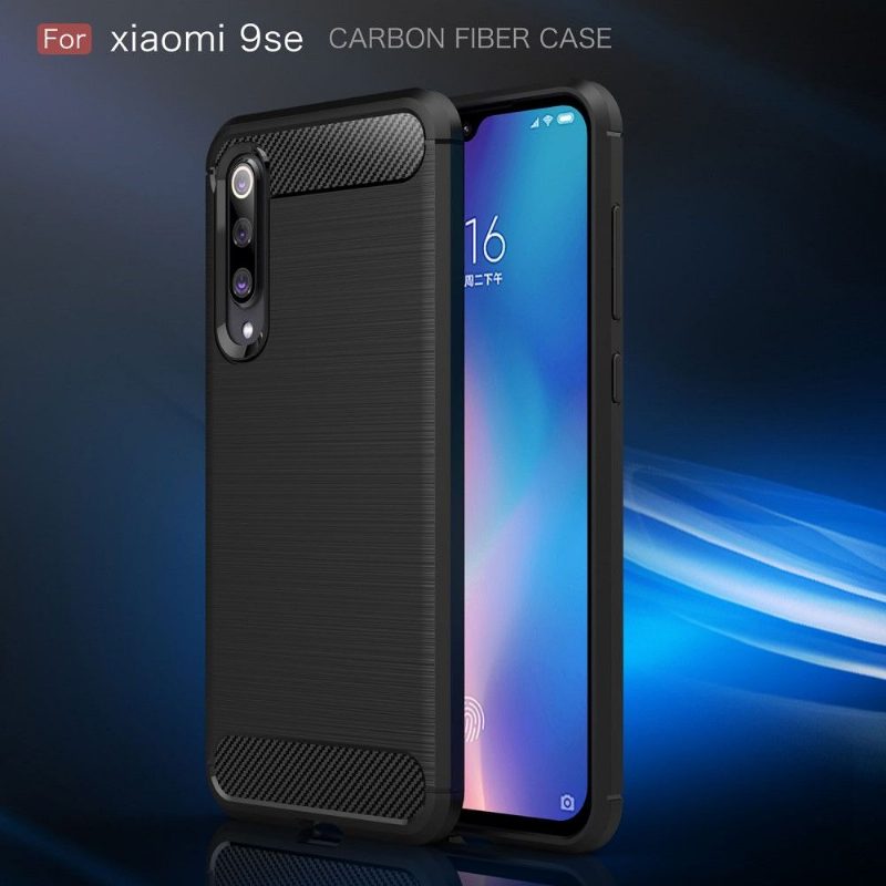 Kuori Xiaomi Mi 9 SE Hiiliharjattu Geeli