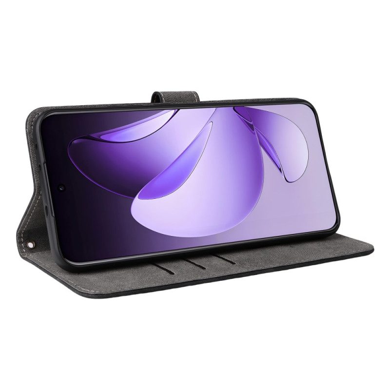 Oppo Reno 13 Pro 5g Rfid-mokkanahkaefektihihna