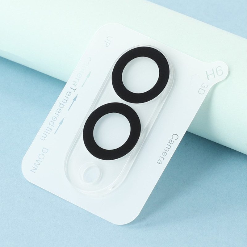 Karkaistusta Lasista Valmistettu Linssisuoja Samsung Galaxy S25 Edgelle (musta Pyöreä Muotoilu)