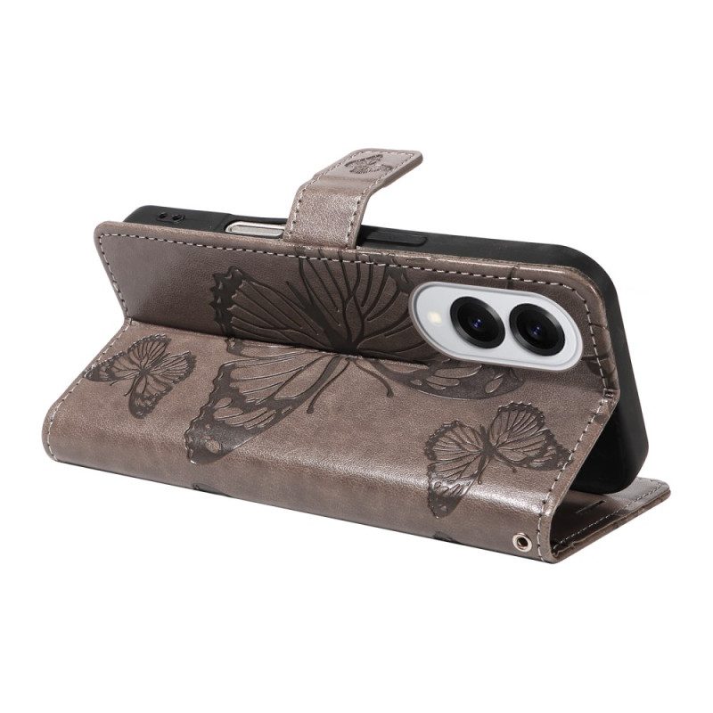 Kotelot Samsung Galaxy S25 5g Edge Jättimäinen Perhoskuvio