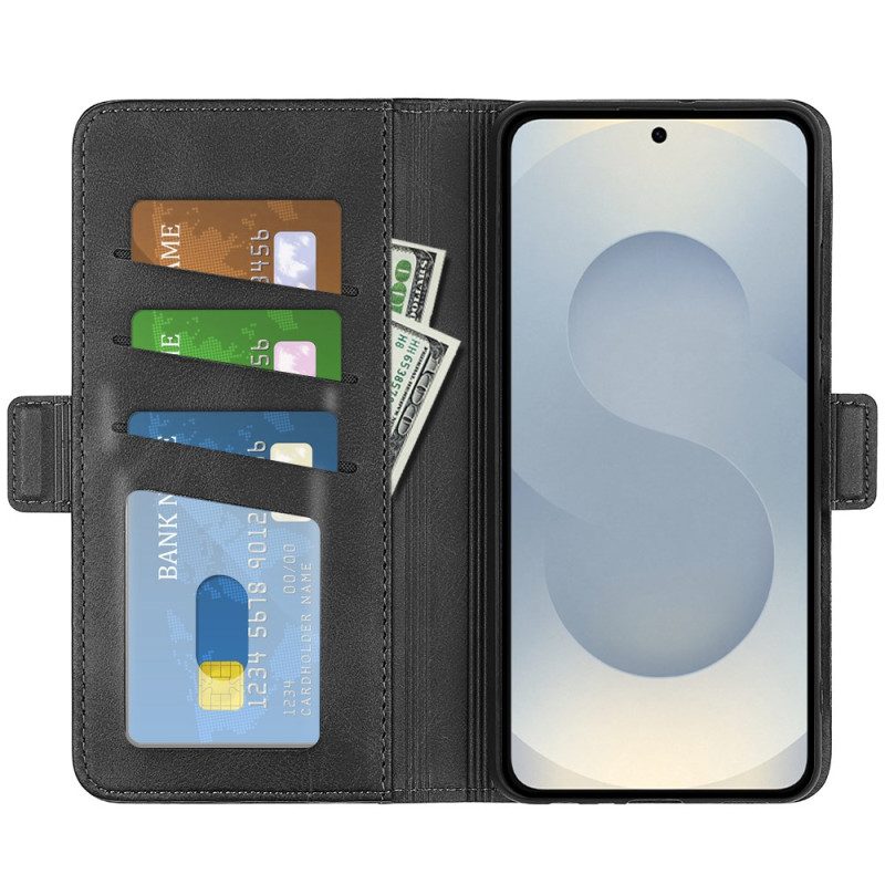 Kotelot Samsung Galaxy S25 5g Edge Kaksinkertainen Magneettilukko Suojakuori