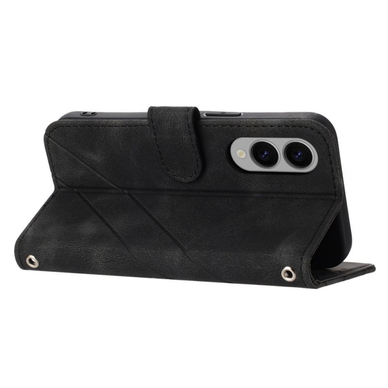 Kotelot Samsung Galaxy S25 5g Edge Puhelinkuoret Painetut Viivat -hihna