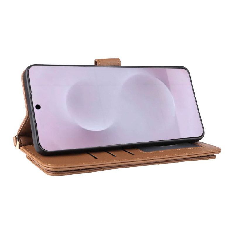 Kotelot Samsung Galaxy S25 5g Edge Puhelinkuoret Tikattu Jossa Hihna Ja Olkahihna