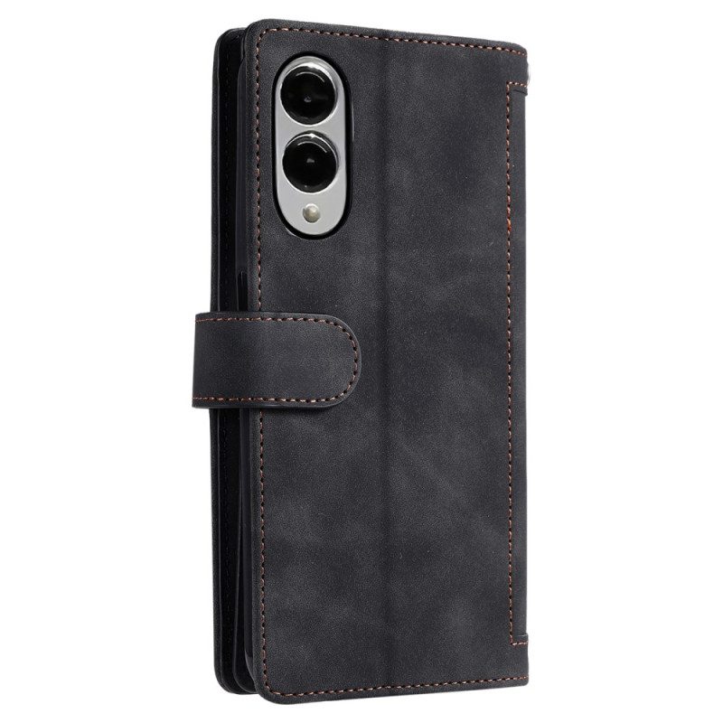 Kotelot Samsung Galaxy S25 5g Edge Puhelinkuoret Vetoketju Lompakko