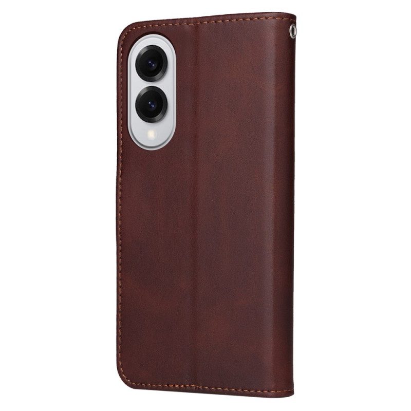 Kotelot Samsung Galaxy S25 5g Edge Vasikannahkakuvio