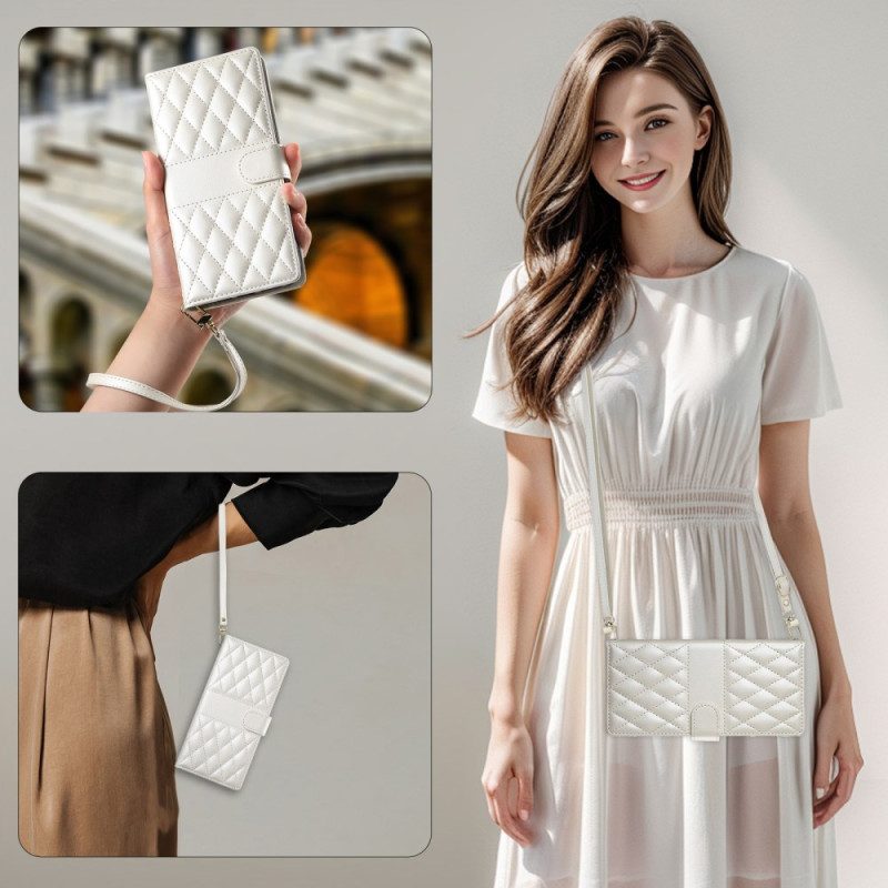 Kuoret Samsung Galaxy S25 5g Edge Tikattu Hihnalla Ja Olkahihnalla