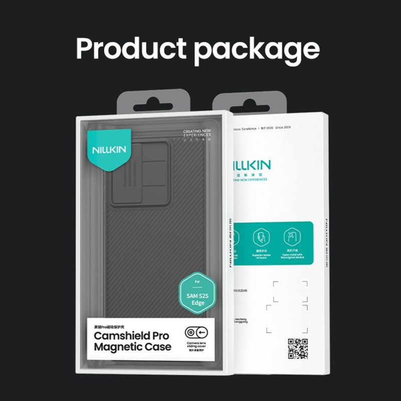 Kuori Samsung Galaxy S25 5g Edge Camshield Pro Liukuvalla Kamerasuojalla Nillkin