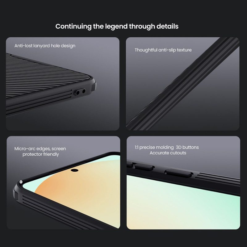 Kuori Samsung Galaxy S25 5g Edge Camshield Pro Liukuvalla Kamerasuojalla Nillkin