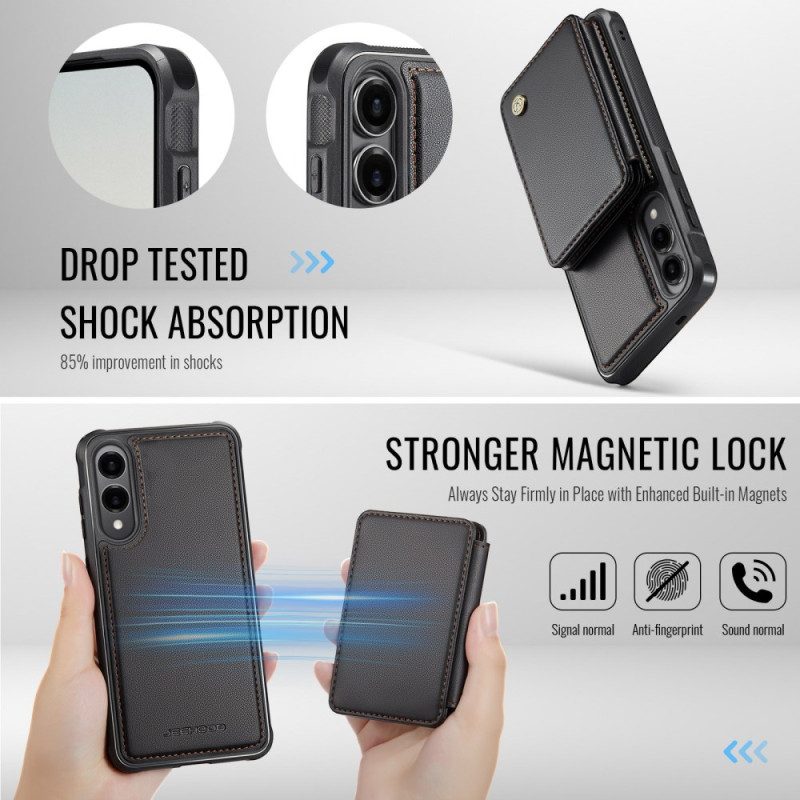 Kuori Samsung Galaxy S25 5g Edge Irrotettava Jeehood Magneettikorttikotelo