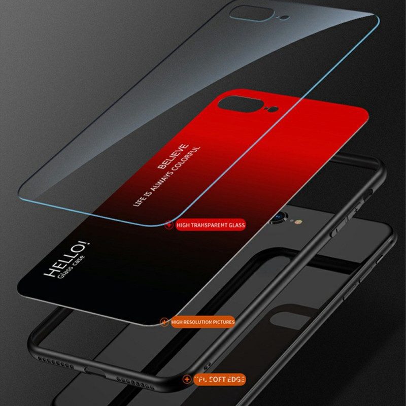 Kuori Samsung Galaxy S25 5g Edge Karkaistusta Lasista Valmistettu Hello