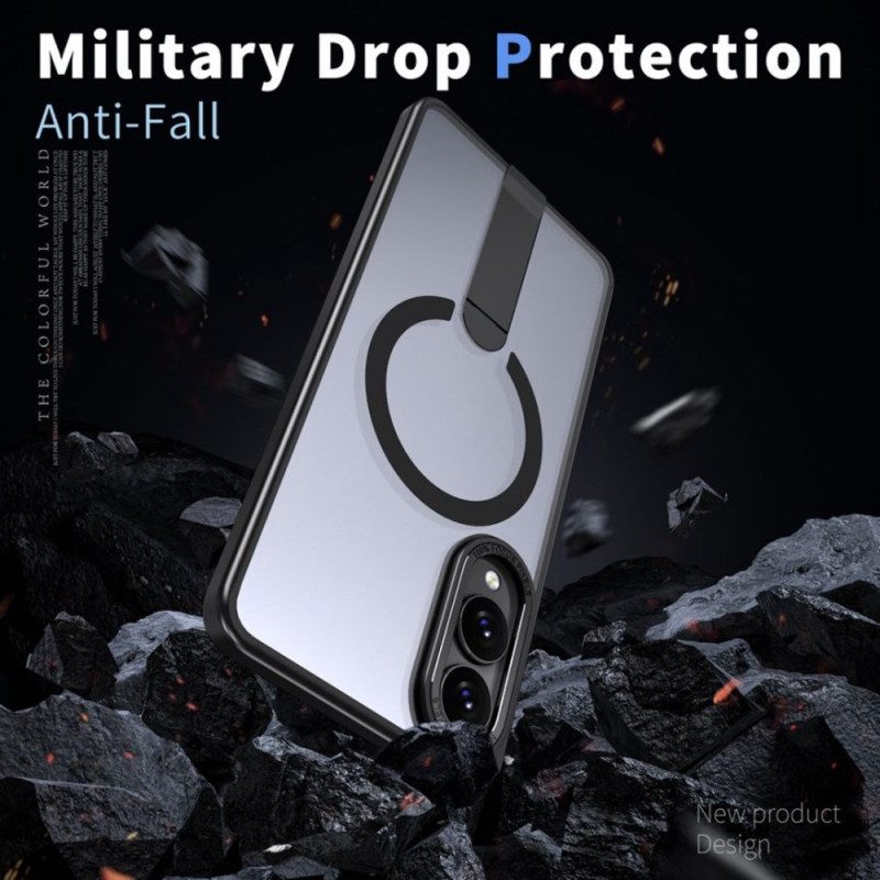 Kuori Samsung Galaxy S25 5g Edge Magsafe-yhteensopiva Integroidulla Jalustalla Suojakuori