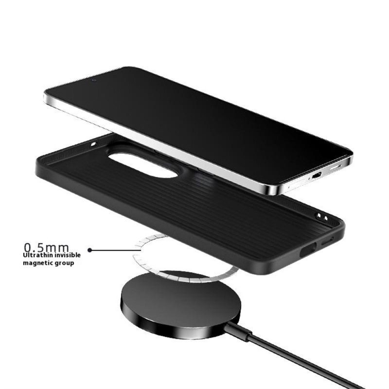 Kuori Samsung Galaxy S25 5g Edge Magsafe-yhteensopiva Ultraohut Peura Suojakuori