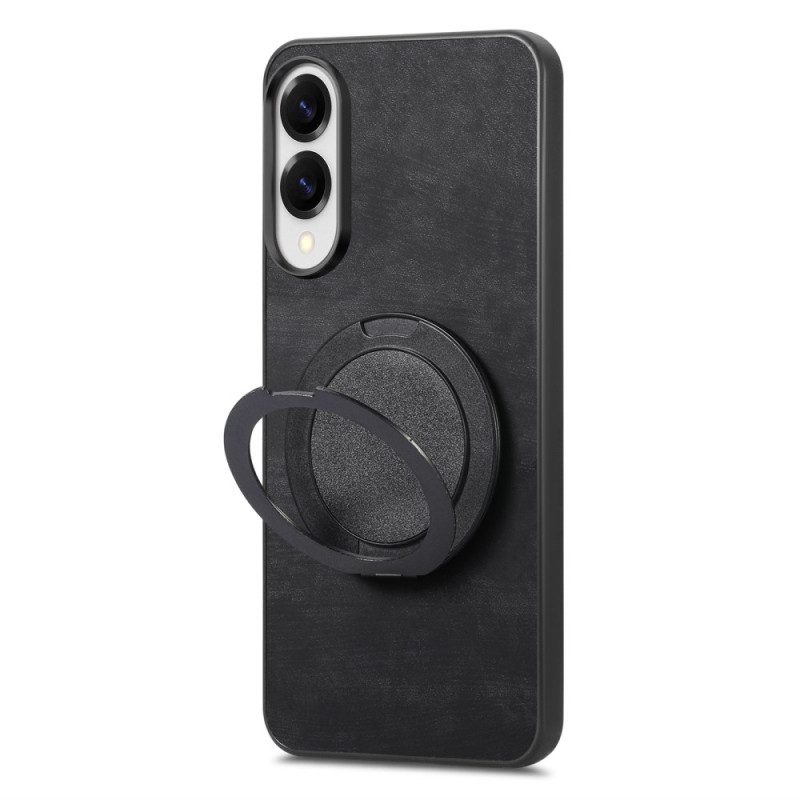 Kuori Samsung Galaxy S25 5g Edge Mokkanahkakuvio Kääntyvällä Jalustalla