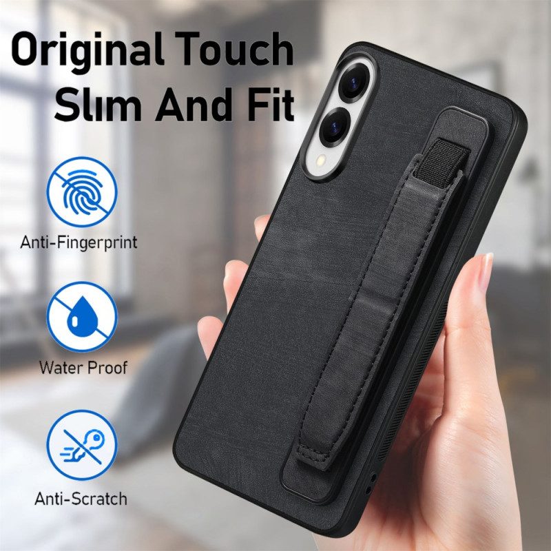 Kuori Samsung Galaxy S25 5g Edge Retrotyyli Ja Telinehihna