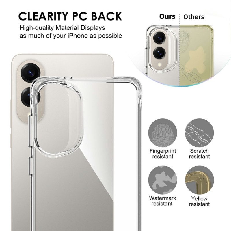 Kuori Samsung Galaxy S25 5g Edge Vahvistettu Kirkas Suojakuori