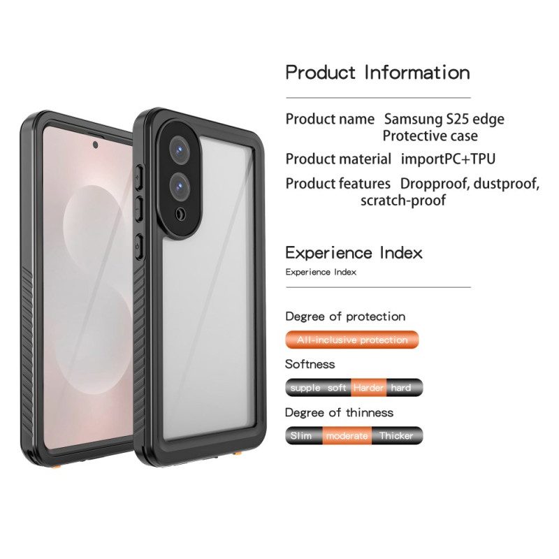 Kuori Samsung Galaxy S25 5g Edge Vedenpitävä Ja Iskunkestävä Redpepper Suojakuori