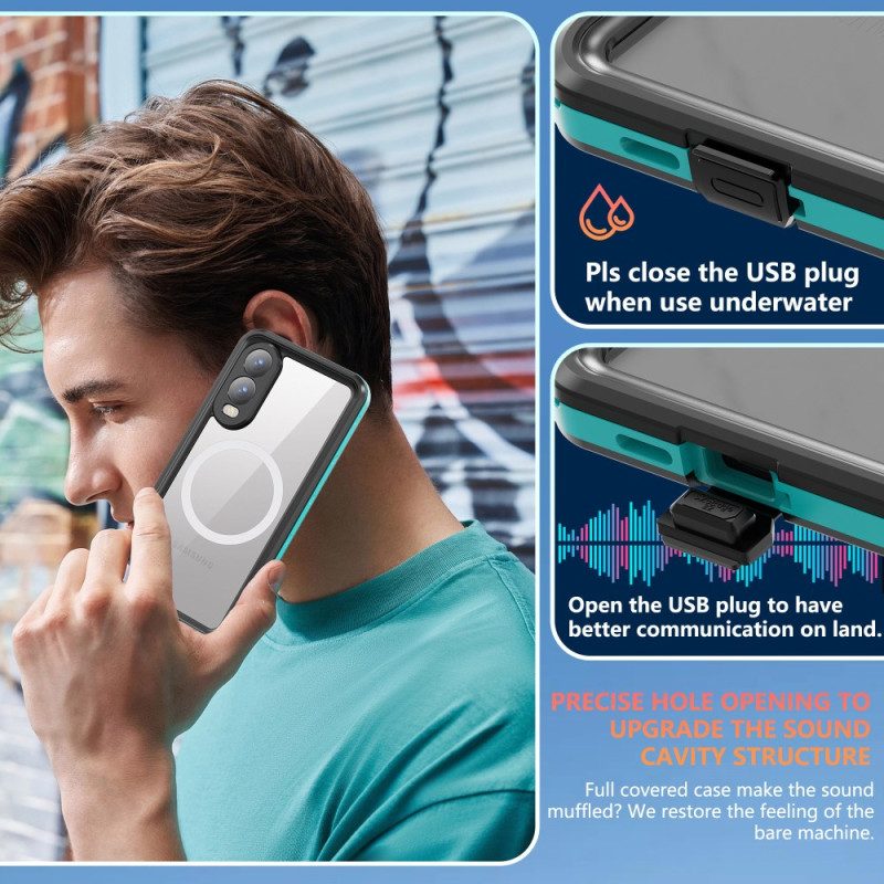 Kuori Samsung Galaxy S25 5g Edge Vedenpitävä Magsafe-yhteensopiva Redpepper