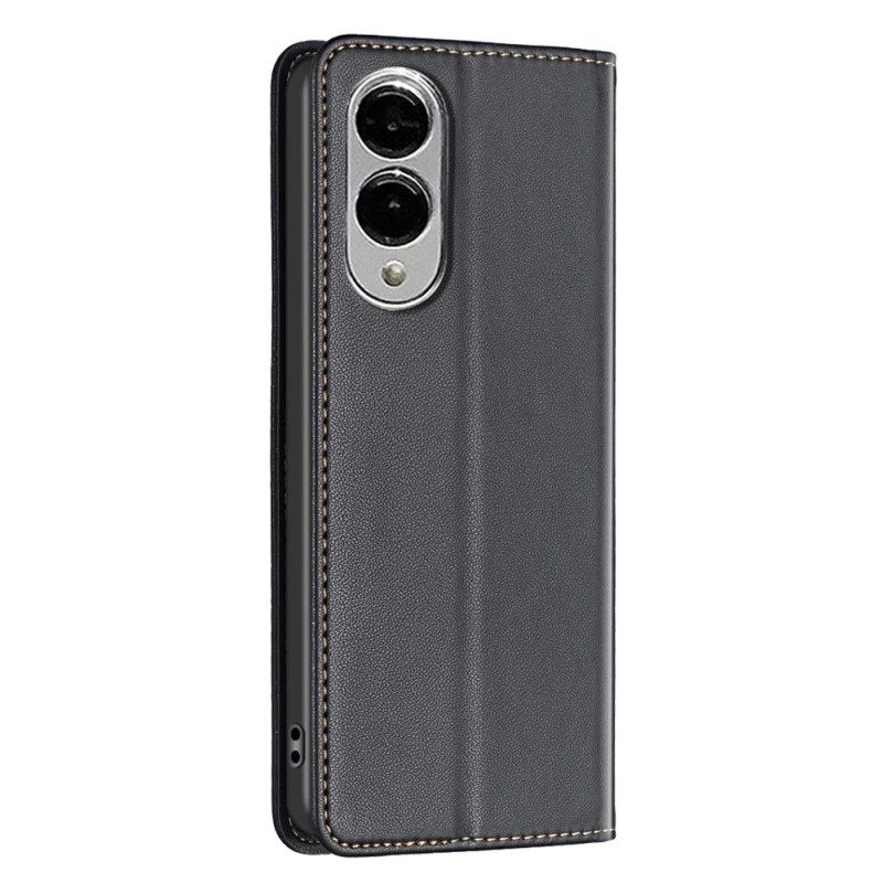 Nahkakotelo Samsung Galaxy S25 5g Edge Klassinen Binfen-väri