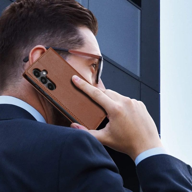 Nahkakotelo Samsung Galaxy S25 5g Edge Klassinen Tyyli