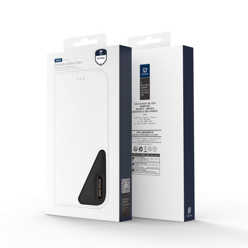 Nahkakotelo Samsung Galaxy S25 5g Edge Puhelinkuoret Hivo-sarja Dux Ducis