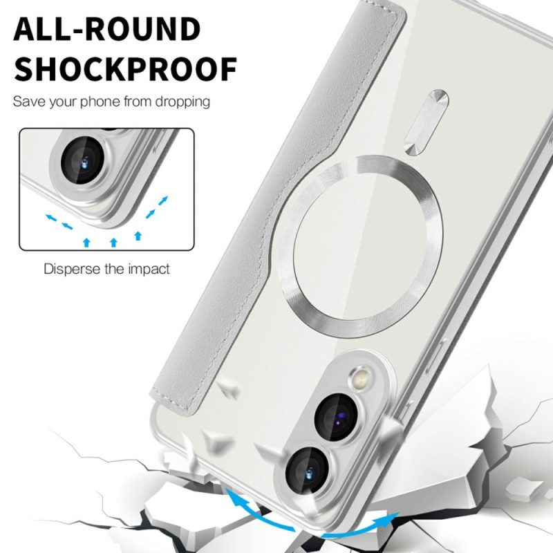 Nahkakotelo Samsung Galaxy S25 5g Edge Puhelinkuoret Tikattu Magsafe-yhteensopiva