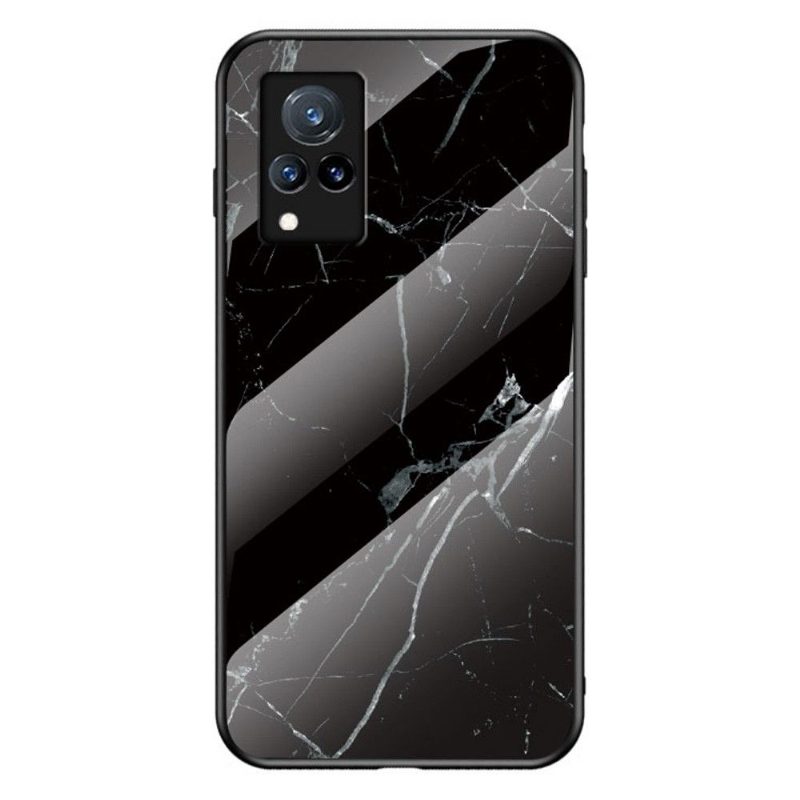 Kuori Vivo V21 5G Marble Lina Glass Back