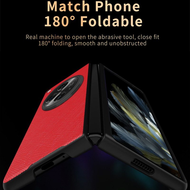 Case Oppo Find N3 Puhelinkuoret Avoin Kudottu Tekstuuri