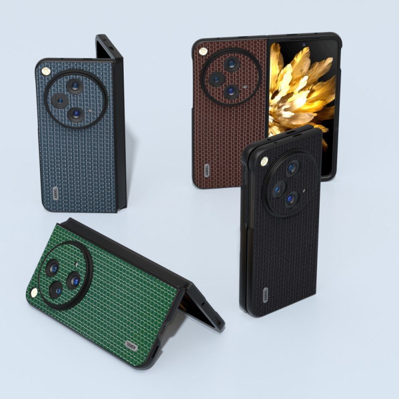 Kuori Oppo Find N3 Abeel-kuvioitu Nahka