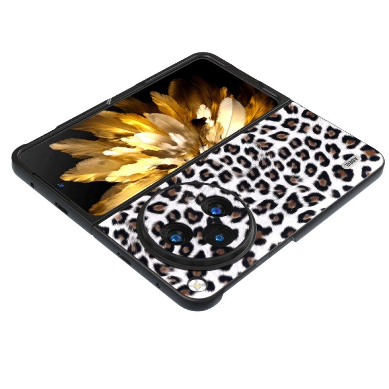 Kuori Oppo Find N3 Abeel Leopard Print Suojakuori