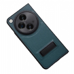 Kuori Oppo Find N3 Keinonahkaa Jalustalla