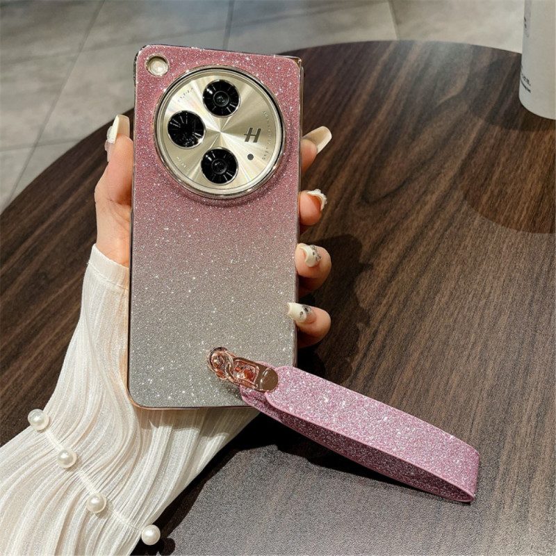 Kuori Oppo Find N3 Kiiltävä Pinta Ja Ranneke Suojakuori