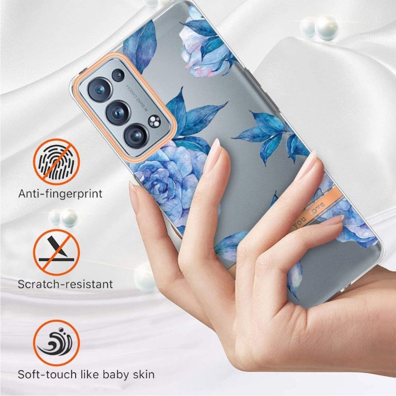 Kuori Oppo Reno 6 Pro 5G Peony Blue