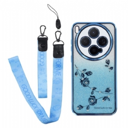 Kuori Vivo X300 Strap-on Kukka Ja Strassi